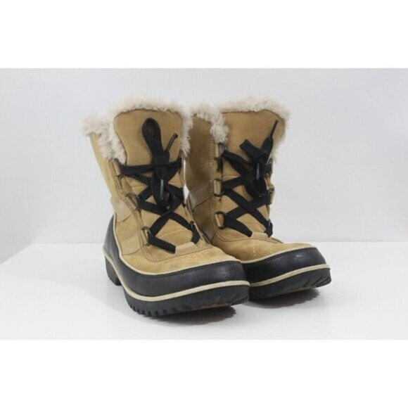 Sorel Women BootsTivoli II Premium Short NL2089 373 Suede Leather Brown Sz 8 - Picture 1 of 15